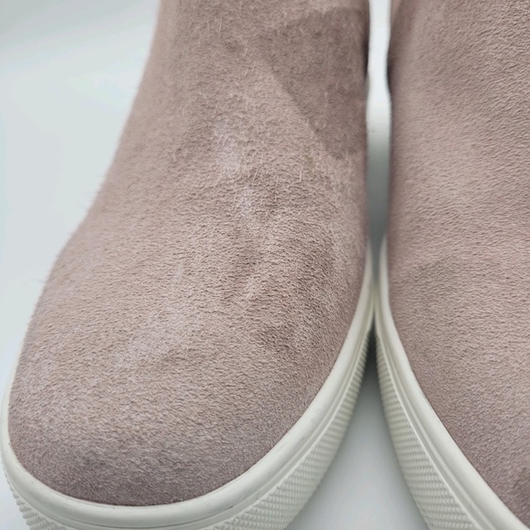Steve Madden Sultan Suede Slip On Mid Sneaker Boots Pink Women’s Sz 8 - Picture 10 of 12